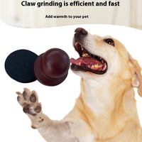 HKM-033171 Wooden Dog Claw Grinding Removable Pet Nail Repair Board