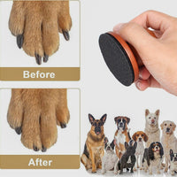 HKM-033171 Wooden Dog Claw Grinding Removable Pet Nail Repair Board