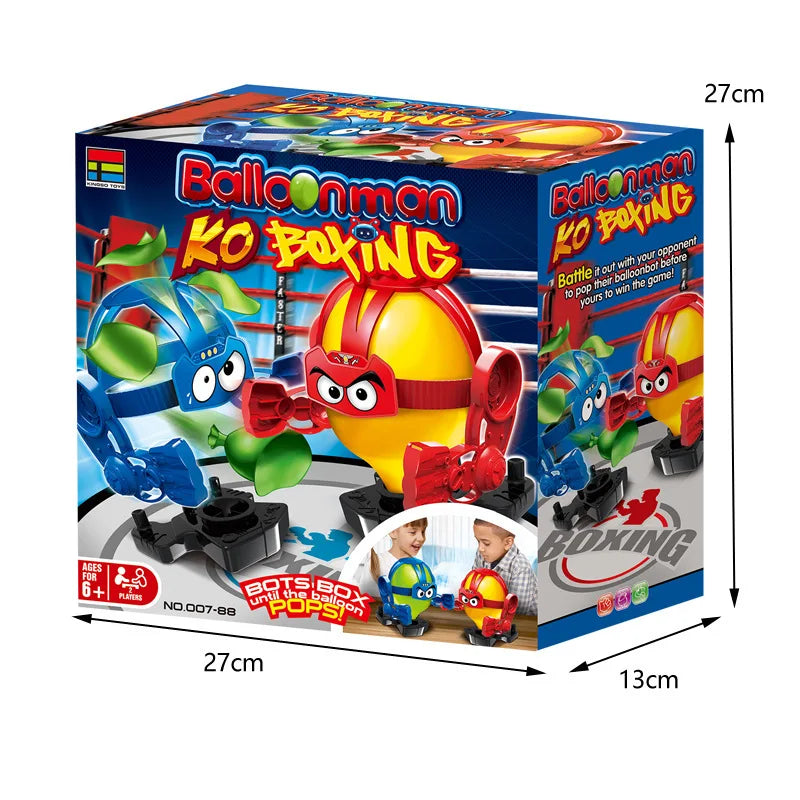 HKM-033299 Interactive Kids Boxing Balloon Board Game Toy for Family Fun - Ages 5+