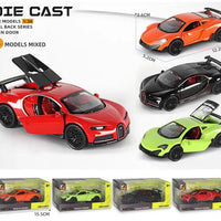 HKM-033363 1:36 Scale Pull Back Alloy Diecast Car Toy for Collectors and Kids