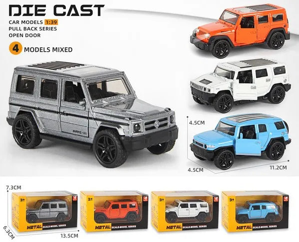 HKM-033363 1:36 Scale Pull Back Alloy Diecast Car Toy for Collectors and Kids