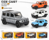 HKM-033363 1:36 Scale Pull Back Alloy Diecast Car Toy for Collectors and Kids
