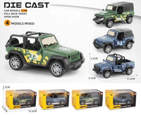 HKM-033363 1:36 Scale Pull Back Alloy Diecast Car Toy for Collectors and Kids