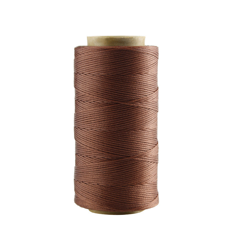 HKM-033555 150D Flat Wax Polyester Thread for Hand Stitching - 220m Roll