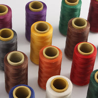 HKM-033555 150D Flat Wax Polyester Thread for Hand Stitching - 220m Roll
