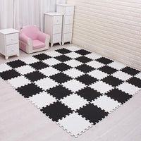 HKM-033619 Thickened Foam Floor Mats for Dormitory - Set of 9 to 81 Pieces, 30x30x1cm Each