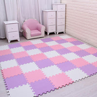 HKM-033619 Thickened Foam Floor Mats for Dormitory - Set of 9 to 81 Pieces, 30x30x1cm Each