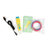 HKM-033747 3D Printing Pen for Kids - Smart Low Temperature Toy with USB Charging and Multiple Colors