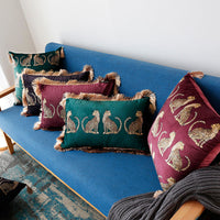 HKM-033939 Digital Printing Plush Tassel Cushion Cover - Available in Multiple Sizes