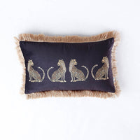 HKM-033939 Digital Printing Plush Tassel Cushion Cover - Available in Multiple Sizes