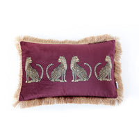 HKM-033939 Digital Printing Plush Tassel Cushion Cover - Available in Multiple Sizes