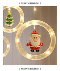 HKM-034003 LED Christmas Curtain String Lights for Indoor Holiday Decoration