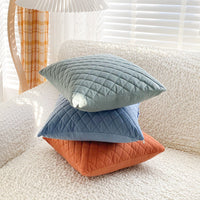 HKM-034003 Modern Velvet Throw Pillows in Various Colors - 45x45cm Cushion Covers