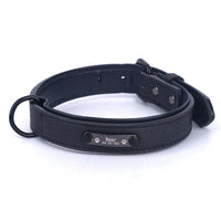 HKM-034067 Customizable Anti-Loss Dog Collar with Nameplate and Traction Rope – Durable Super Fiber and Metal Design