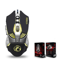 HKM-034067 High-Precision Wired Gaming Mouse with 4000 DPI Optical Sensor and 7 Buttons