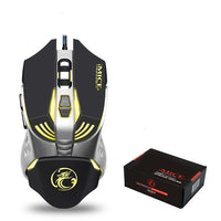 HKM-034067 High-Precision Wired Gaming Mouse with 4000 DPI Optical Sensor and 7 Buttons