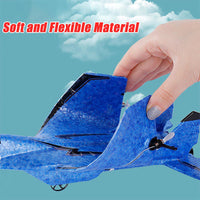 HKM-034131 Foam RC Glider for Kids, Ready-to-Fly Outdoor Remote Control Airplane, 29cm EPP Design