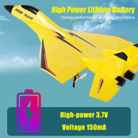 HKM-034131 Foam RC Glider for Kids, Ready-to-Fly Outdoor Remote Control Airplane, 29cm EPP Design