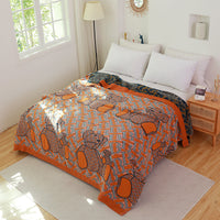 HKM-034195 Multi-Functional Cotton Gauze Towel Blanket Set with Pillow Towels - Soft, Breathable, and Versatile for All Seasons