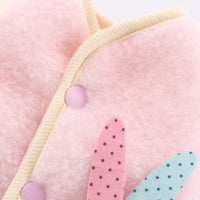 HKM-034323 Cozy Autumn Winter Pet Vest for Dogs and Cats - Pink and Blue Rabbit Styles