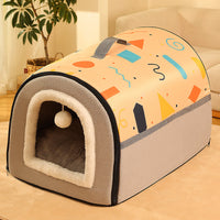 HKM-034515 Cozy Removable & Washable Corgi and Shiba Inu Dog House in Multiple Sizes