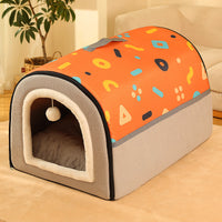 HKM-034515 Cozy Removable & Washable Corgi and Shiba Inu Dog House in Multiple Sizes