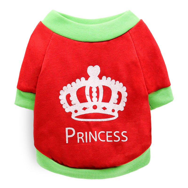 HKM-034515 Festive Cotton T-Shirt for Dogs – Christmas Design, XS to L Size Options