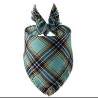 HKM-034579 Plaid Triangle Scarf for Dogs - Various Styles and Sizes Available