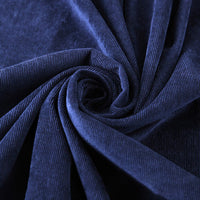 HKM-034707 Corduroy Tie-Dye Pantsuit Trousers - 85% Polyester, 15% Nylon, 100x150cm