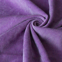 HKM-034707 Corduroy Tie-Dye Pantsuit Trousers - 85% Polyester, 15% Nylon, 100x150cm