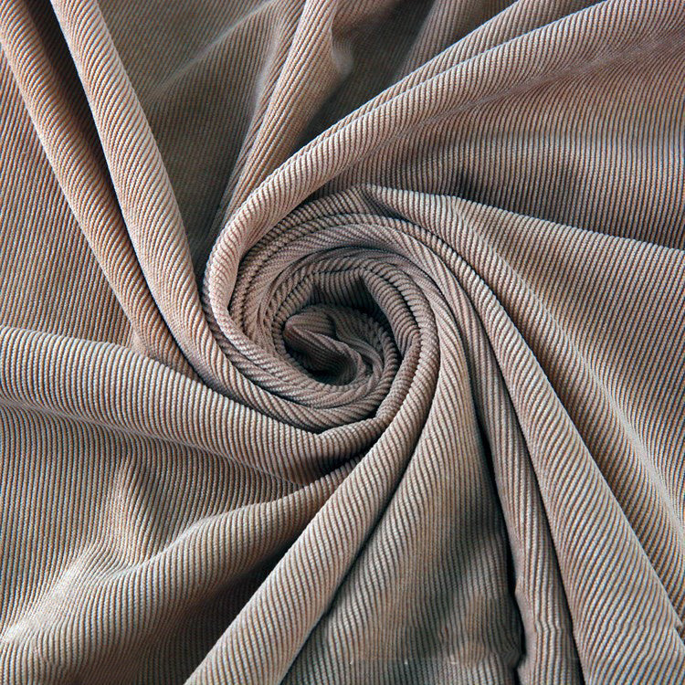 HKM-034707 Corduroy Tie-Dye Pantsuit Trousers - 85% Polyester, 15% Nylon, 100x150cm