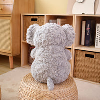 HKM-034899 Lazy Series Small Plush Elephant Doll - Gray Pig & Penguin Toy for Teens (25cm, 35cm)