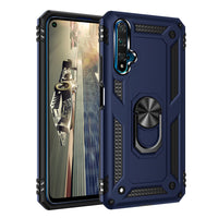 HKM-034963 Creativity Anti-Drop Bracket Case for Huawei Nova 5T and Honor 20 - TPU and PC Material with Solid Color Design