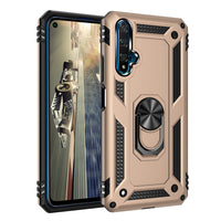 HKM-034963 Creativity Anti-Drop Bracket Case for Huawei Nova 5T and Honor 20 - TPU and PC Material with Solid Color Design