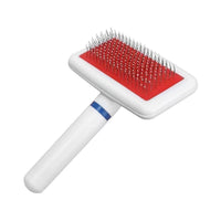 HKM-034963 Stainless Steel Pet Comb for Effective Hair Removal - Available in Sky Blue, Princess Pink, Gray, and White