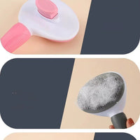 HKM-034963 Stainless Steel Pet Comb for Effective Hair Removal - Available in Sky Blue, Princess Pink, Gray, and White