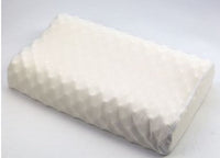 HKM-035155 Natural Latex Wave B Shape Pillow 60x40x11cm for Comfortable Sleep and Support