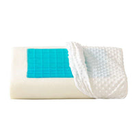HKM-035155 Natural Latex Wave B Shape Pillow 60x40x11cm for Comfortable Sleep and Support