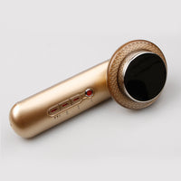HKM-035219 Ultrasonic Beauty Slimming Device - Golden, Portable Design for Easy Use