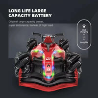 HKM-035283 F1 RC Stunt Drift Car with Lights and Music, Dual Control & Gesture Sensing