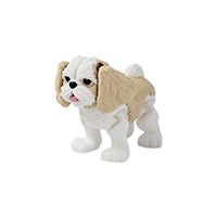 HKM-035347 Adorable Shih Tzu Figurine for Home Decoration - Charming and Whimsical Pet Lovers' Accent Piece