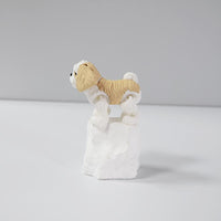 HKM-035347 Adorable Shih Tzu Figurine for Home Decoration - Charming and Whimsical Pet Lovers' Accent Piece