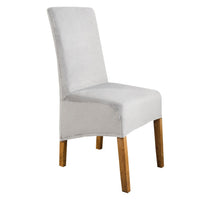 HKM-035411 Super Soft Flannel Elastic Chair Cover - Rectangle Seat Cover for Hotels and Living Spaces