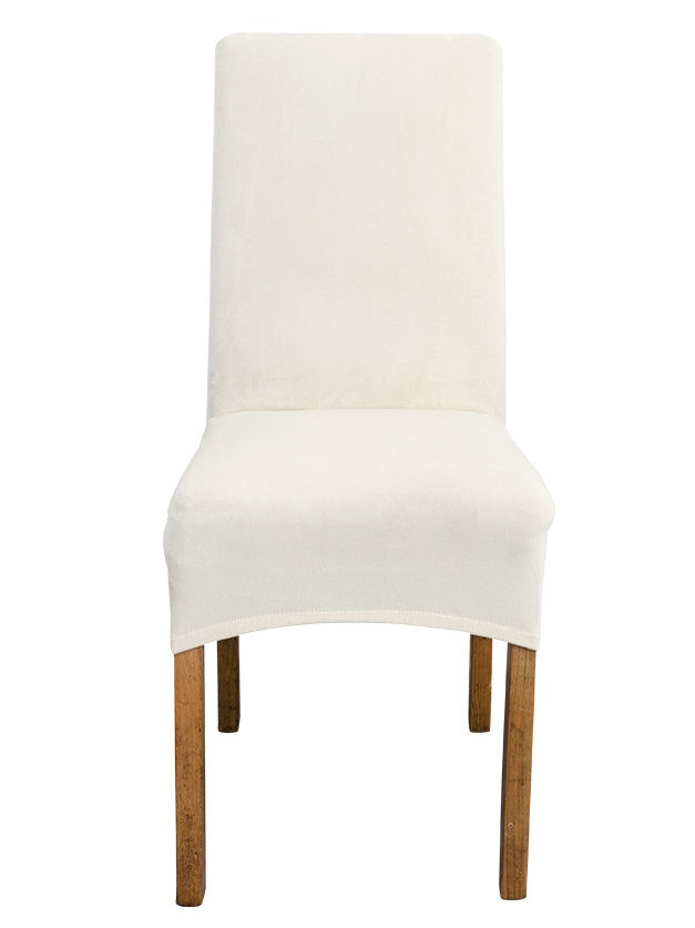 HKM-035411 Super Soft Flannel Elastic Chair Cover - Rectangle Seat Cover for Hotels and Living Spaces