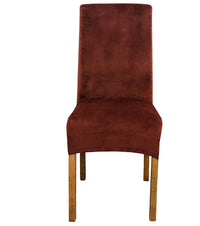 HKM-035411 Super Soft Flannel Elastic Chair Cover - Rectangle Seat Cover for Hotels and Living Spaces