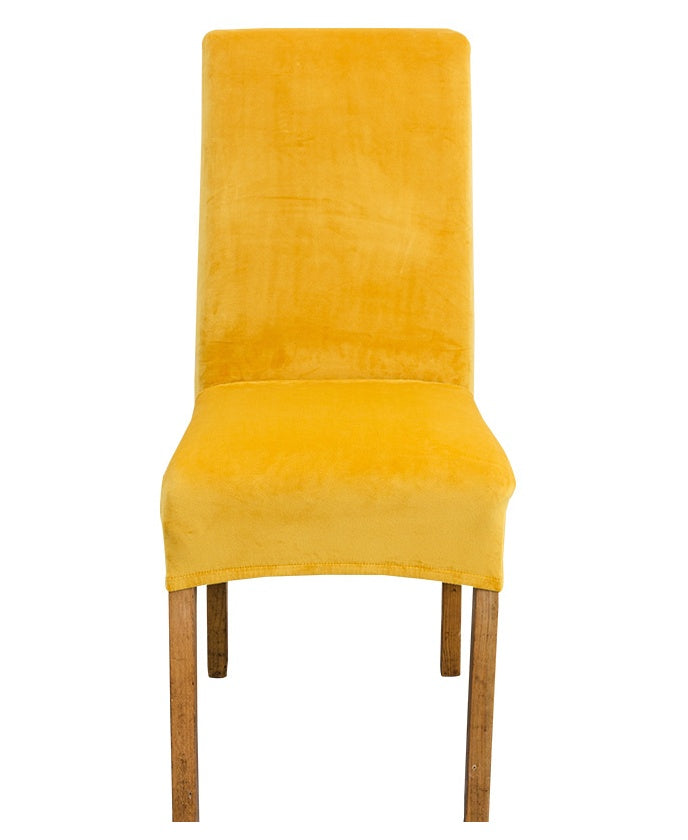 HKM-035411 Super Soft Flannel Elastic Chair Cover - Rectangle Seat Cover for Hotels and Living Spaces