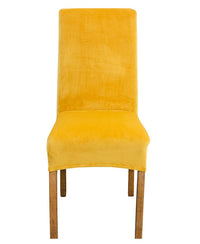 HKM-035411 Super Soft Flannel Elastic Chair Cover - Rectangle Seat Cover for Hotels and Living Spaces