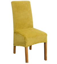 HKM-035411 Super Soft Flannel Elastic Chair Cover - Rectangle Seat Cover for Hotels and Living Spaces