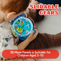 HKM-035667 3D Cube Maze Puzzle Ball Toy - Educational Gravity Ball Game for Unisex Kids