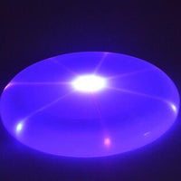 HKM-035667 LED Spinning Flying Saucer Toy with 3 Color Lights and Durable Design